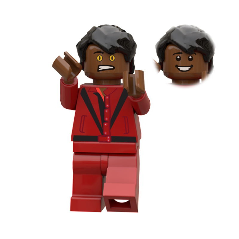 MICHAEL JACKSON Thriller Custom Printed Lego Horror Inspired Minifigure 
